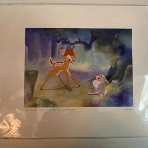 Disney Bambi's "Thumper" Bruce McGaw Graphics Lithograph Print Sealed